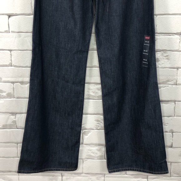 Levi's Ribcage Wide Leg Dark Denim IRR Size 28 NWT - Picture 7 of 9